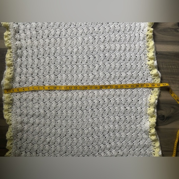 Handmade Crochet Baby Blanket and Sweater Set - Picture 7 of 9